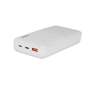 Beyaz Powerbank 20000 mAh Hızlı Şarj