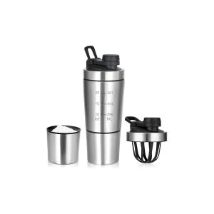 Çelik SHAKER Sporcu Suluğu Protein Shaker ve Smoothie Matarası ( 700 ml )