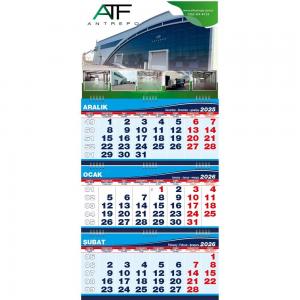 Orta Boy Gemici Takvim ( 31 x 69,5 cm )