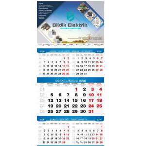 Beş Aylık Gemici Takvim ( 33 x 73 cm )