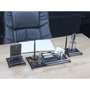 3lü Kristal Masa Seti ( 16 x 30 cm )