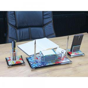 3lü Kristal Masa Seti ( 16 x 30 cm )