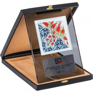 Kutulu Kristal Plaket ( 18 x 24 cm )