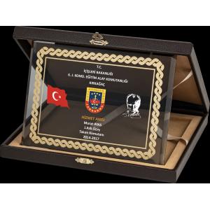 Altın Yaldız Kristal Plaket