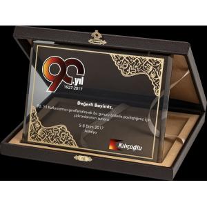 Altın Yaldız Kristal Plaket