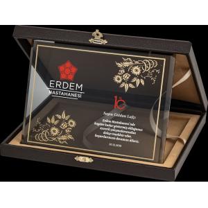 Altın Yaldız Kristal Plaket