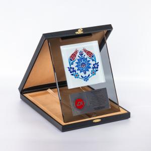 Çinili Kristal Plaket