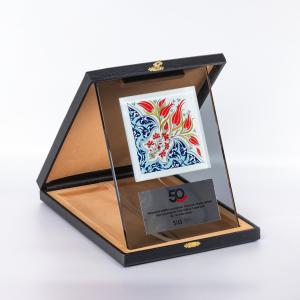 Çinili Kristal Plaket