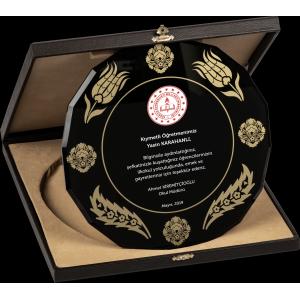 Tabak Kristal Plaket
