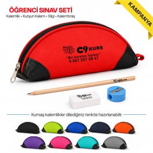 Promosyon Sınav Seti | Logolu Öğrenci Kırtasiye Seti