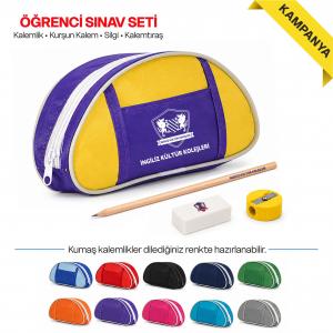 Promosyon Sınav Seti | Logolu Öğrenci Kırtasiye Seti