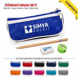 Promosyon Sınav Seti | Logolu Öğrenci Kırtasiye Seti