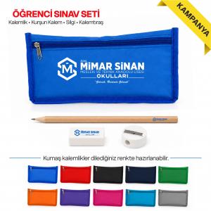 Promosyon Sınav Seti | Logolu Öğrenci Kırtasiye Seti