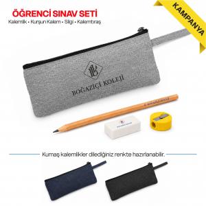 Promosyon Sınav Seti | Logolu Öğrenci Kırtasiye Seti
