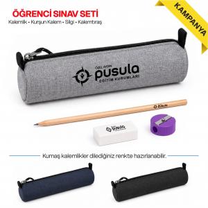 Keten Kumaş Kalemlik Seti